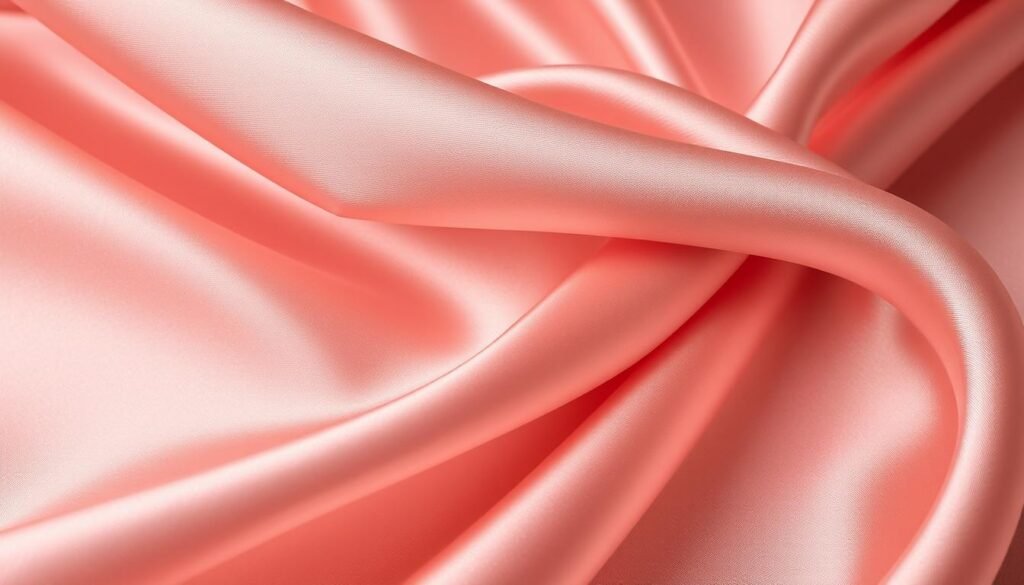 The luxurious feel of silk fabric