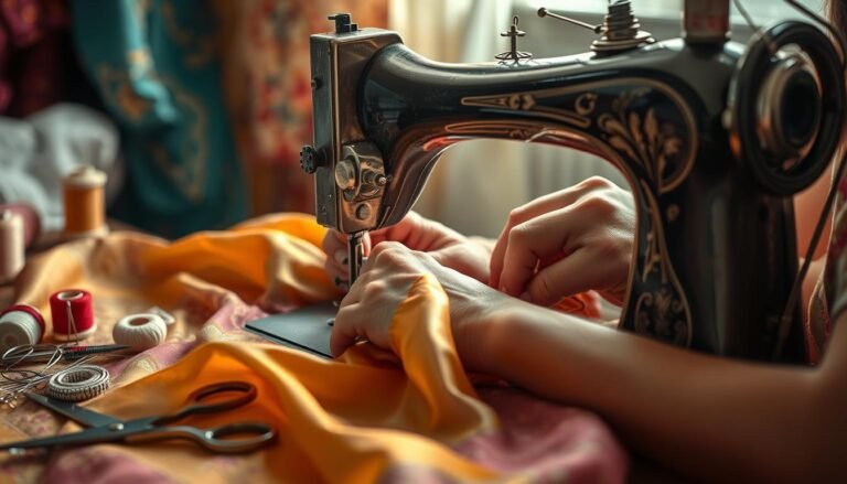 silk sewing