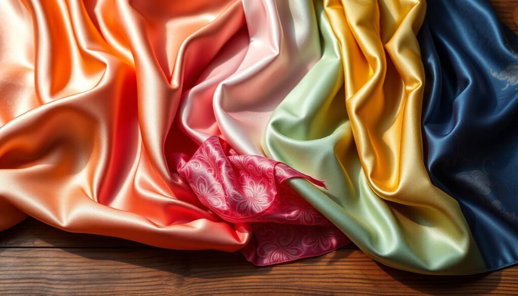 types of silk fabric